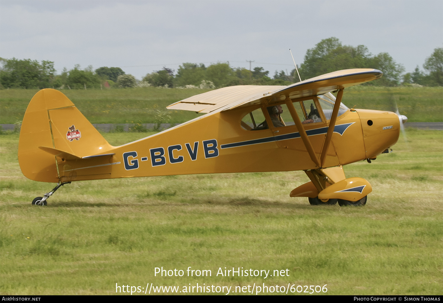 Aircraft Photo of G-BCVB | Piper PA-17 Vagabond | AirHistory.net #602506