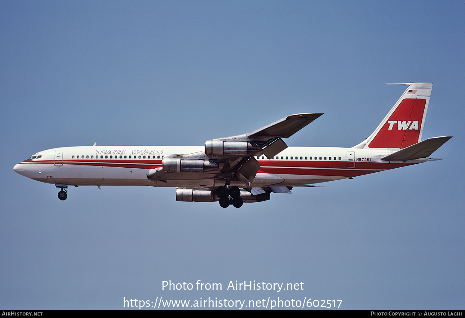 Aircraft Photo of N8725T | Boeing 707-331B | Trans World Airlines - TWA | AirHistory.net #602517