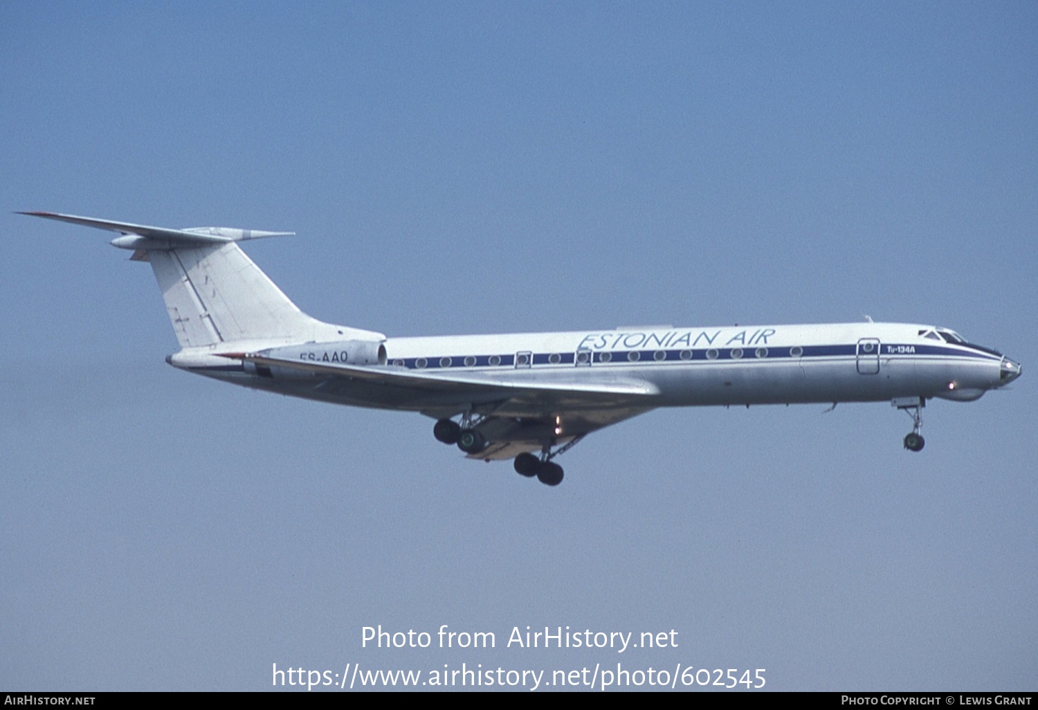 Aircraft Photo of ES-AAO | Tupolev Tu-134A | Estonian Air | AirHistory.net #602545