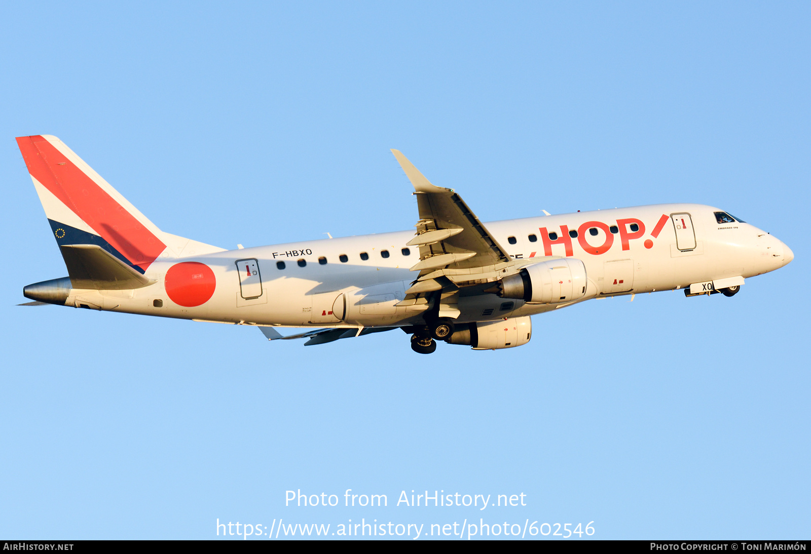 Aircraft Photo of F-HBXO | Embraer 170LR (ERJ-170-100LR) | Hop! | AirHistory.net #602546