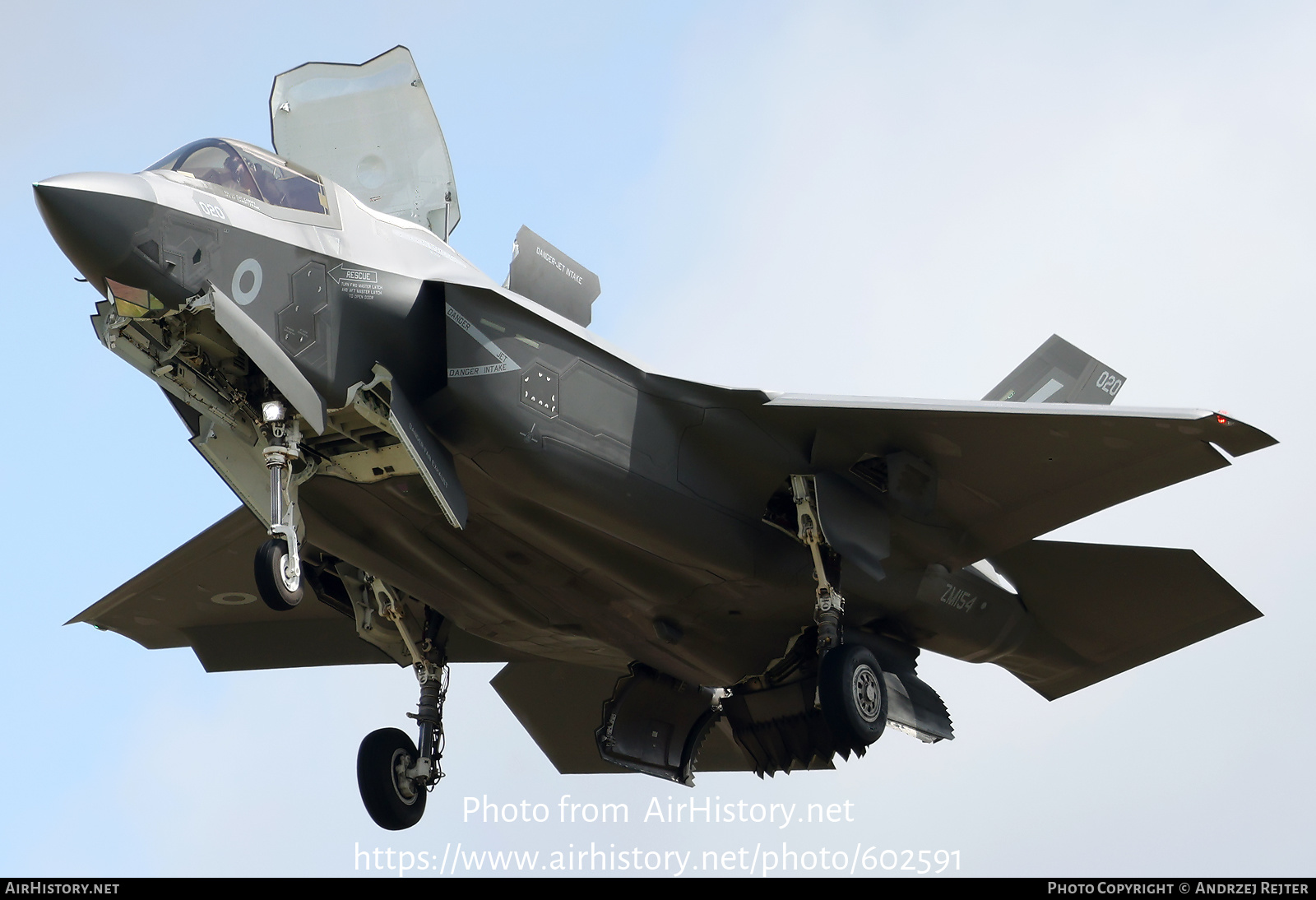 Aircraft Photo of ZM154 | Lockheed Martin F-35B Lightning II | UK - Air Force | AirHistory.net #602591