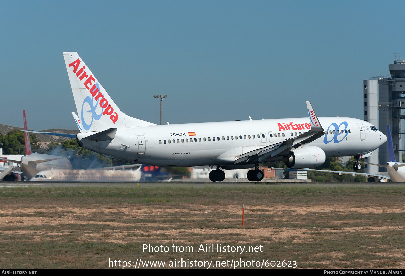 Aircraft Photo of EC-LVR | Boeing 737-85P | Air Europa | AirHistory.net #602623