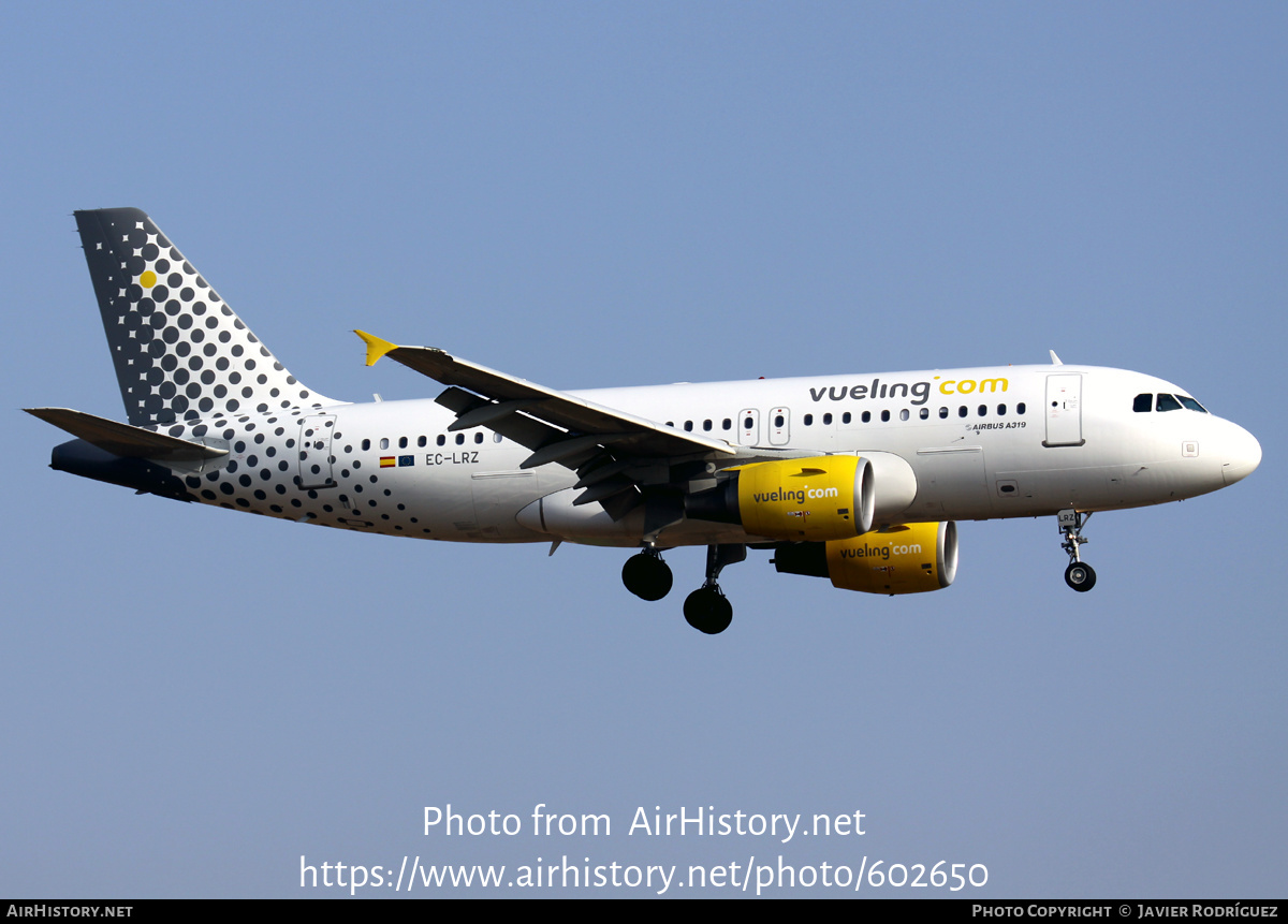 Aircraft Photo of EC-LRZ | Airbus A319-112 | Vueling Airlines | AirHistory.net #602650