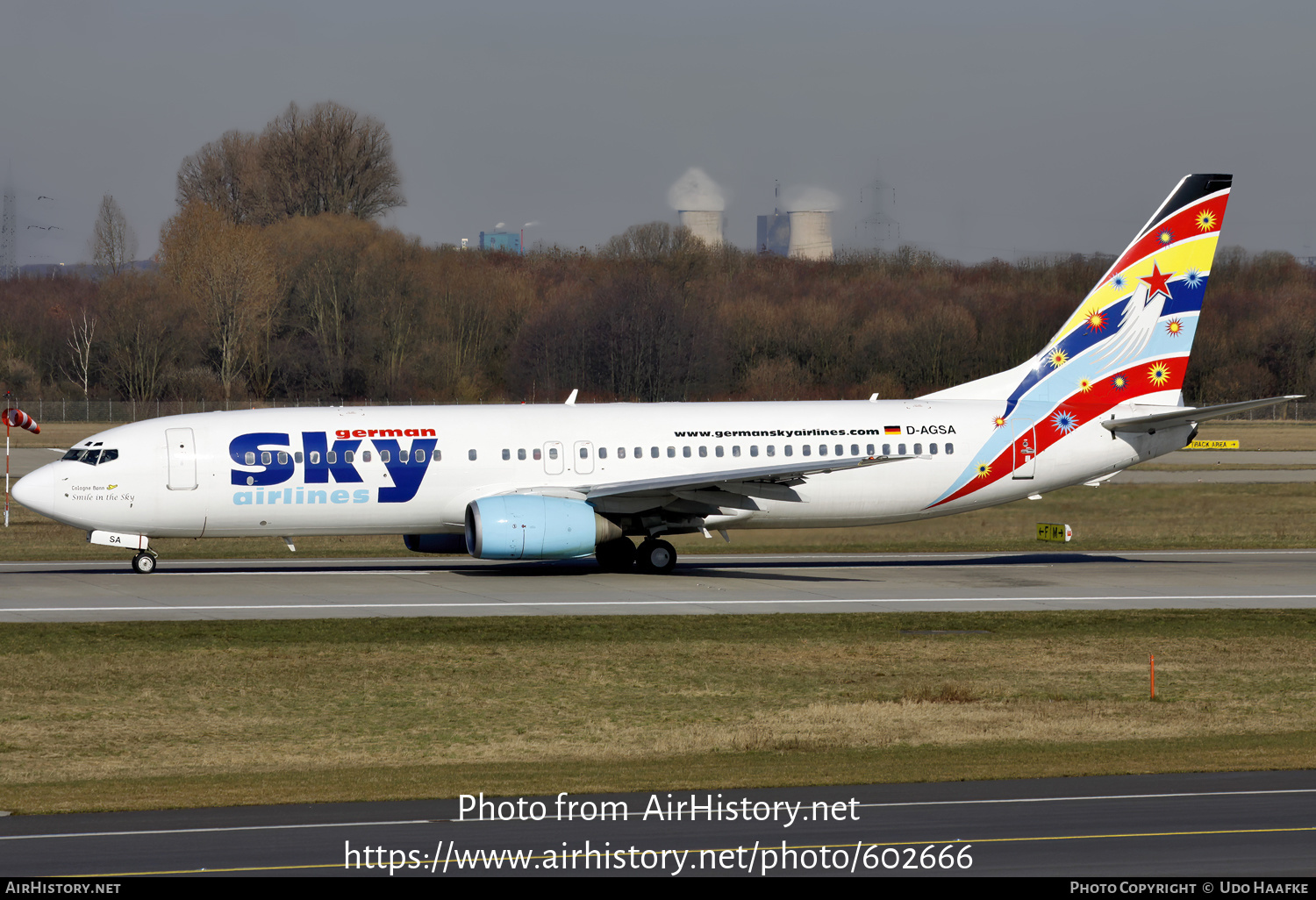 Aircraft Photo of D-AGSA | Boeing 737-883 | German Sky Airlines | AirHistory.net #602666