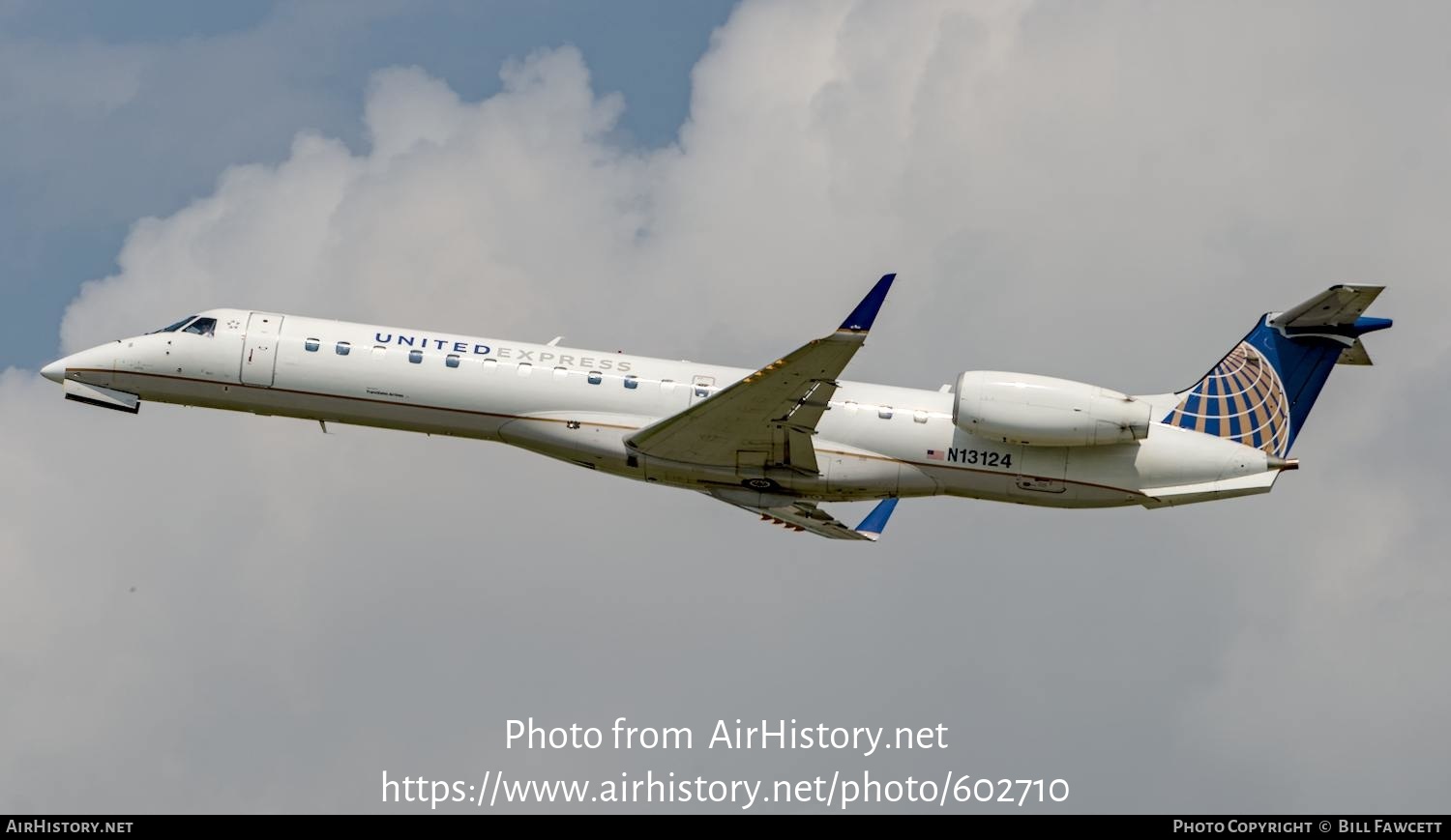 Aircraft Photo of N13124 | Embraer ERJ-145XR (EMB-145XR) | United Express | AirHistory.net #602710