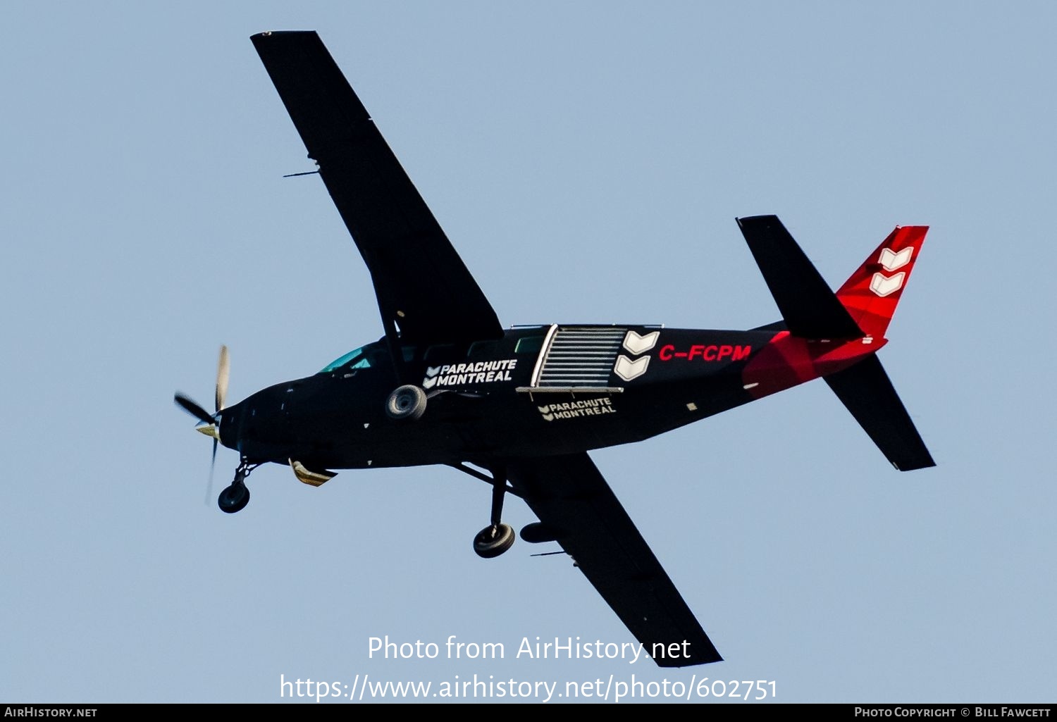 Aircraft Photo of C-FCPM | Cessna 208B Grand Caravan | Parachute Montreal | AirHistory.net #602751