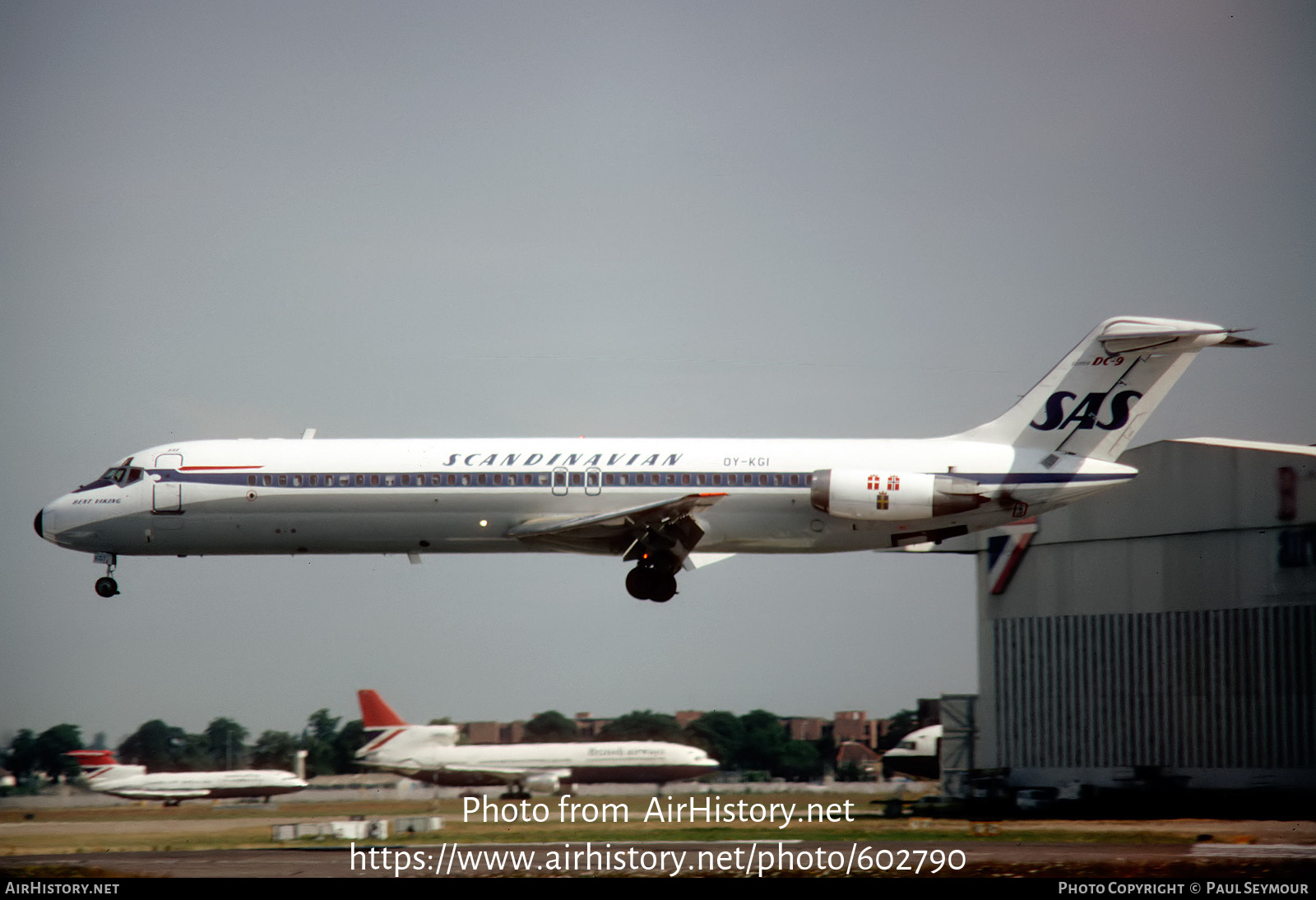 Aircraft Photo of OY-KGI | McDonnell Douglas DC-9-41 | Scandinavian Airlines - SAS | AirHistory.net #602790