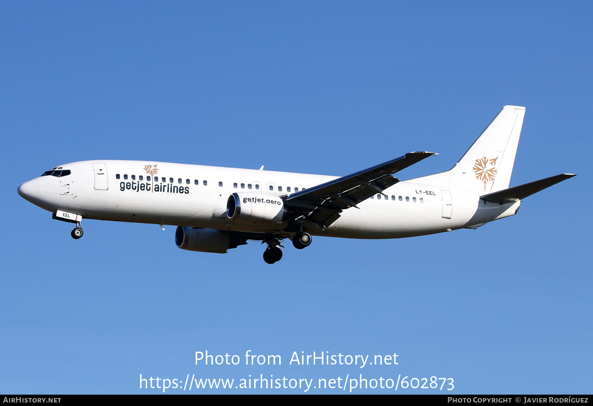 Aircraft Photo of LY-EEL | Boeing 737-46M | GetJet Airlines | AirHistory.net #602873