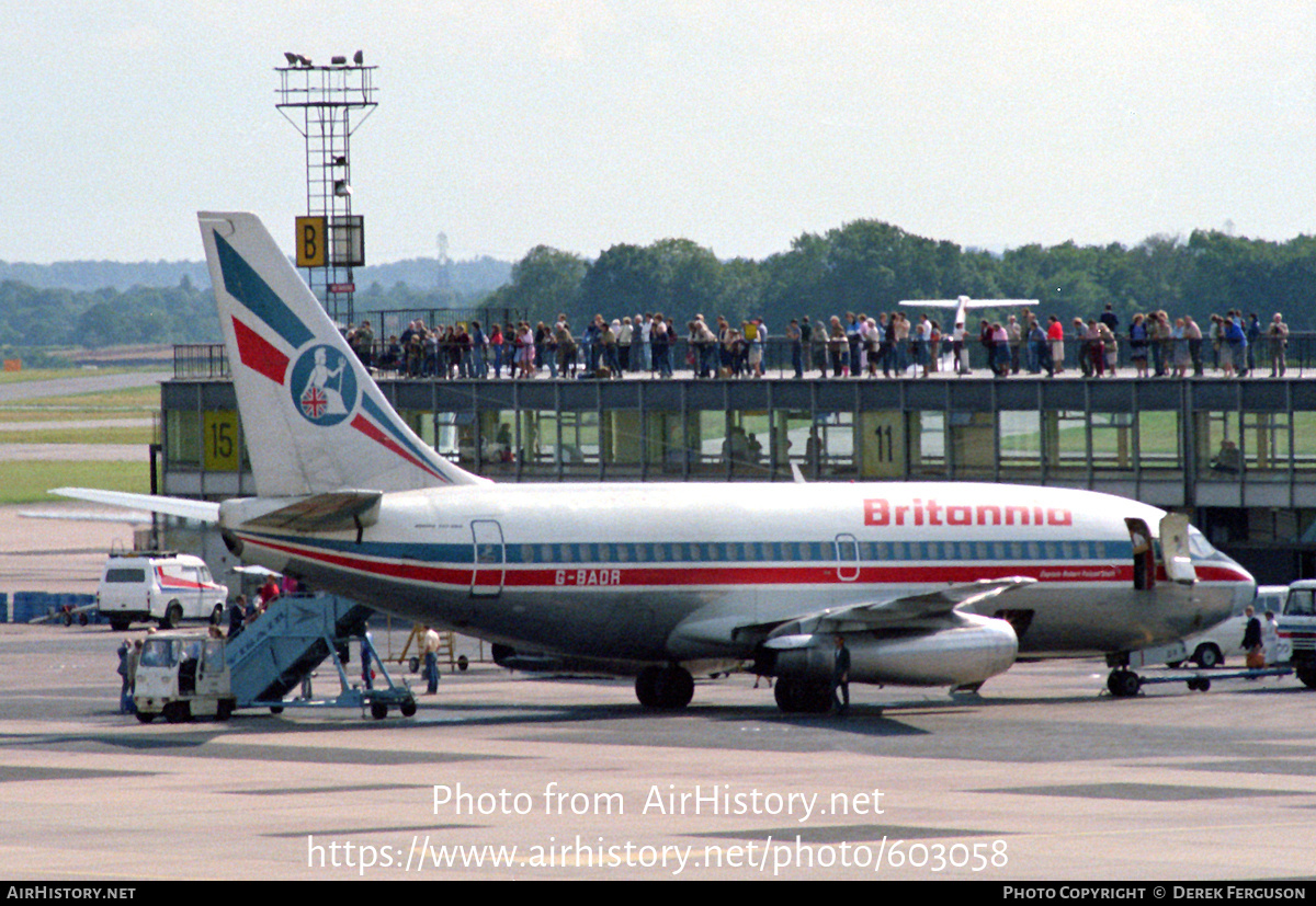 Aircraft Photo of G-BADR | Boeing 737-204/Adv | Britannia Airways | AirHistory.net #603058