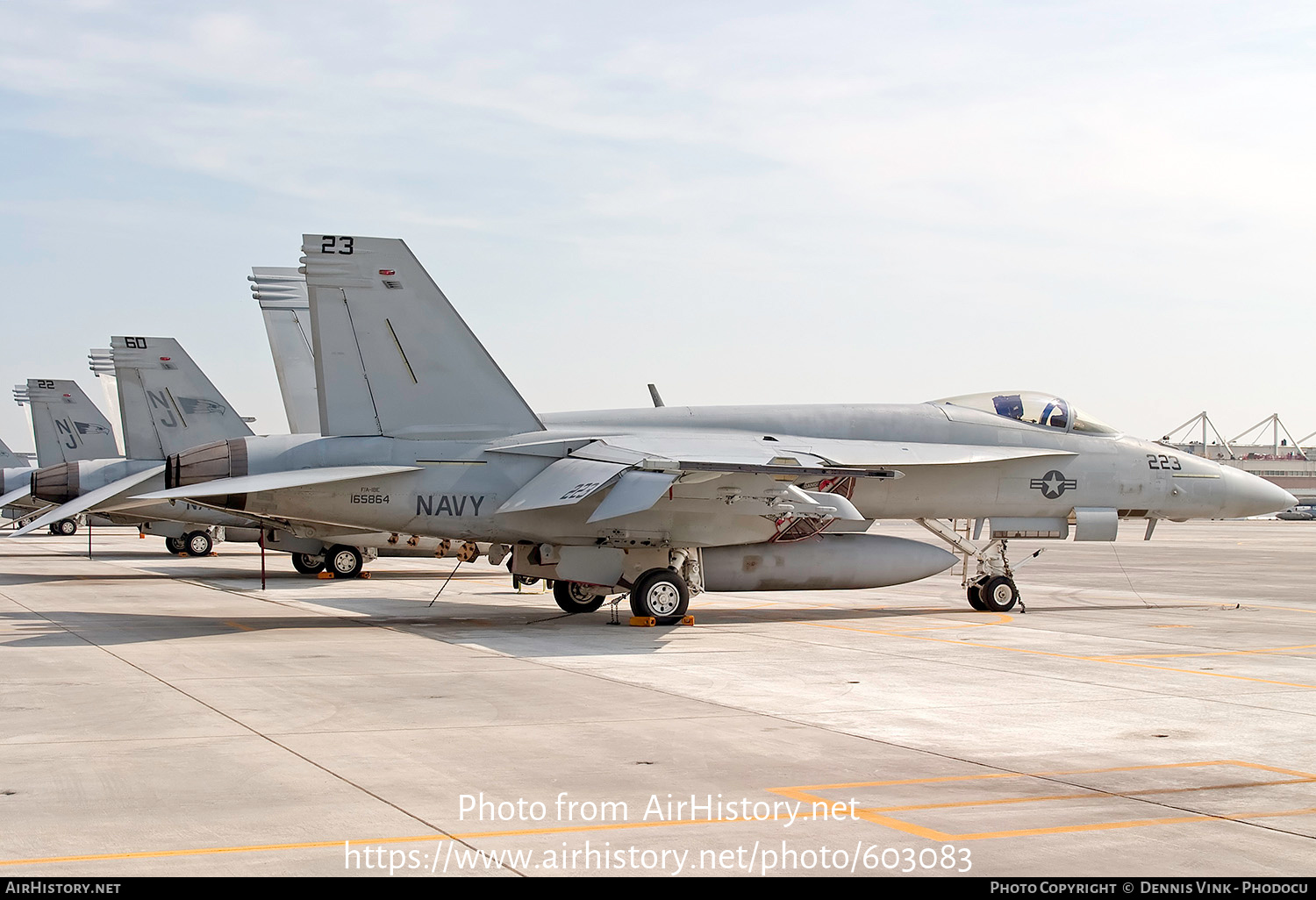 Aircraft Photo of 165864 | Boeing F/A-18E Super Hornet | USA - Navy | AirHistory.net #603083