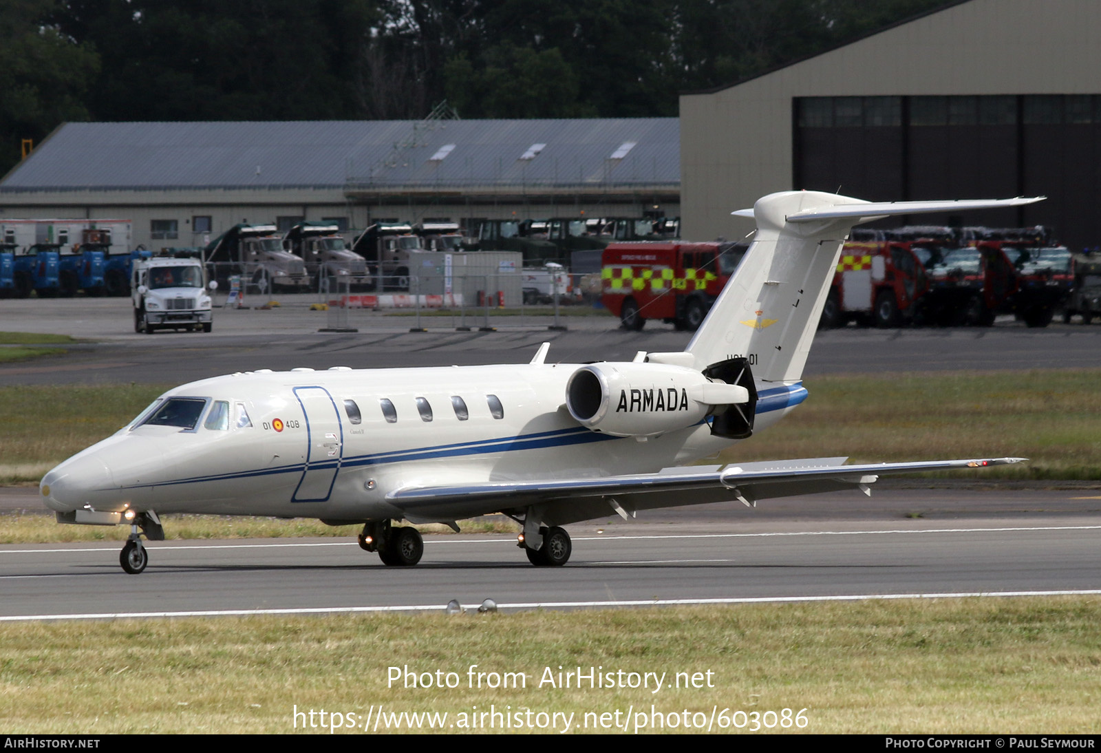 Aircraft Photo of U.21-01 | Cessna 650 Citation VII | Spain - Navy | AirHistory.net #603086