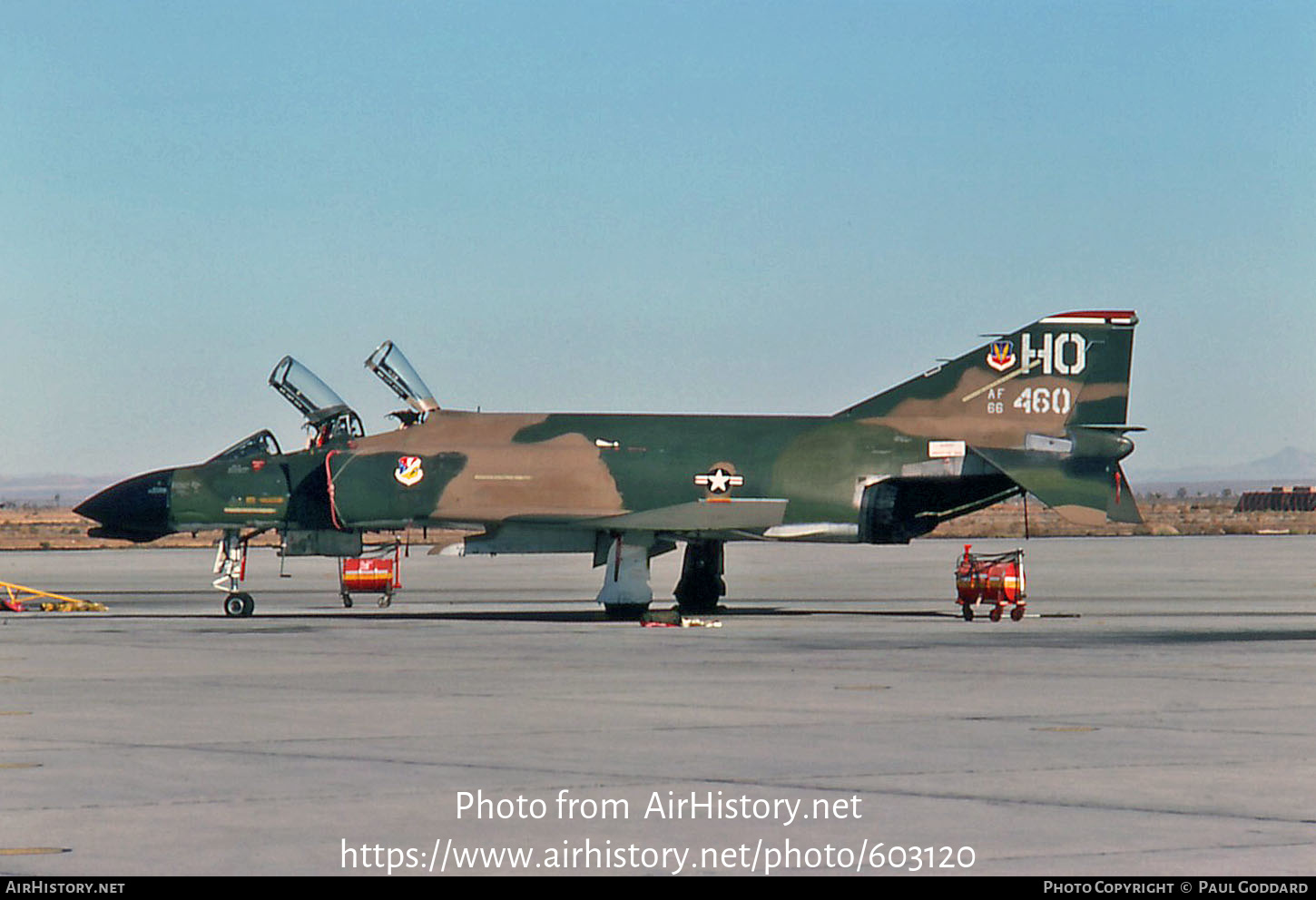 Aircraft Photo of 66-7460 / 66-460 | McDonnell Douglas F-4D Phantom II | USA - Air Force | AirHistory.net #603120