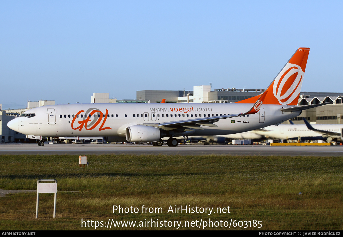 Aircraft Photo of PR-GUJ | Boeing 737-8EH | GOL Linhas Aéreas | AirHistory.net #603185