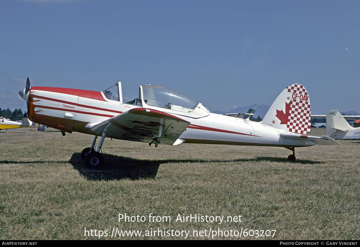 Aircraft Photo of CF-OAV | De Havilland Canada DHC-1B-2-S5 Chipmunk Mk2 | AirHistory.net #603207