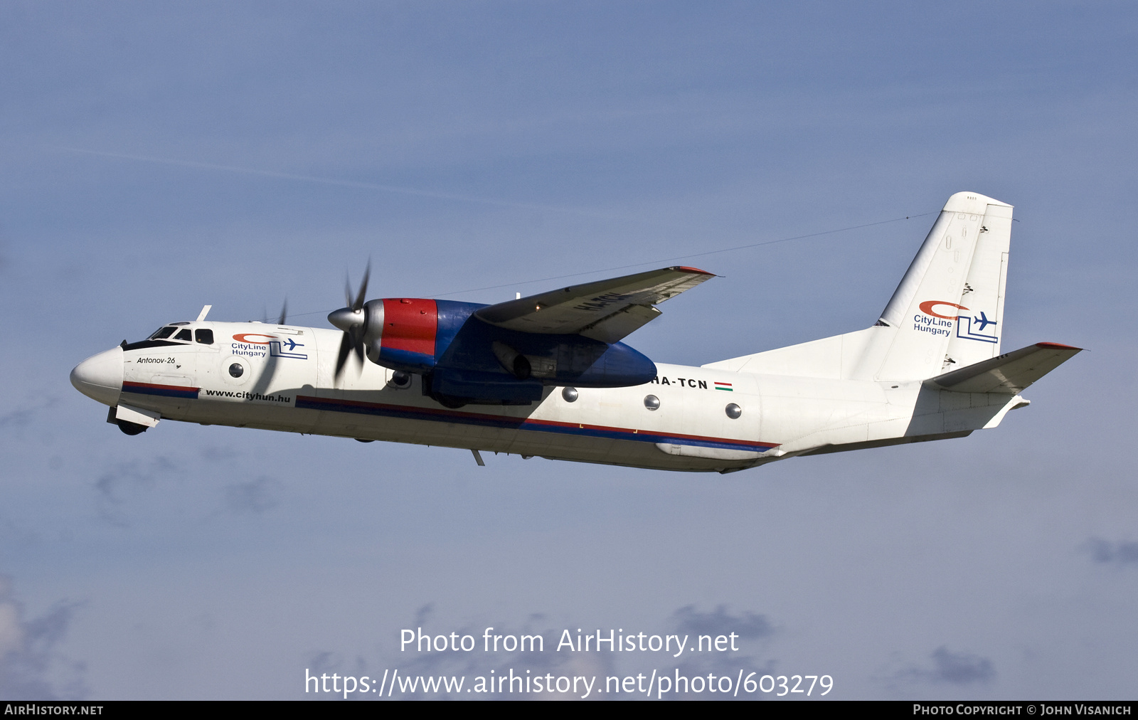 Aircraft Photo of HA-TCN | Antonov An-26 | CityLine Hungary | AirHistory.net #603279