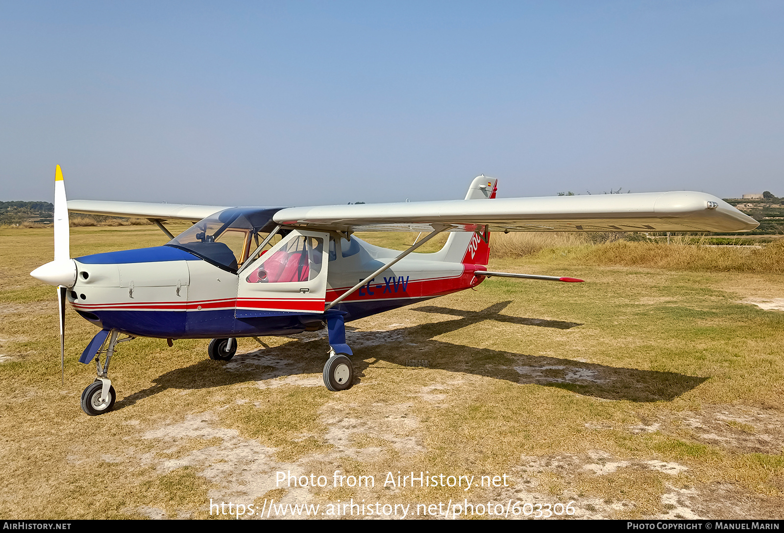 Aircraft Photo of EC-XVV | Tecnam P-92-2000RG | AirHistory.net #603306