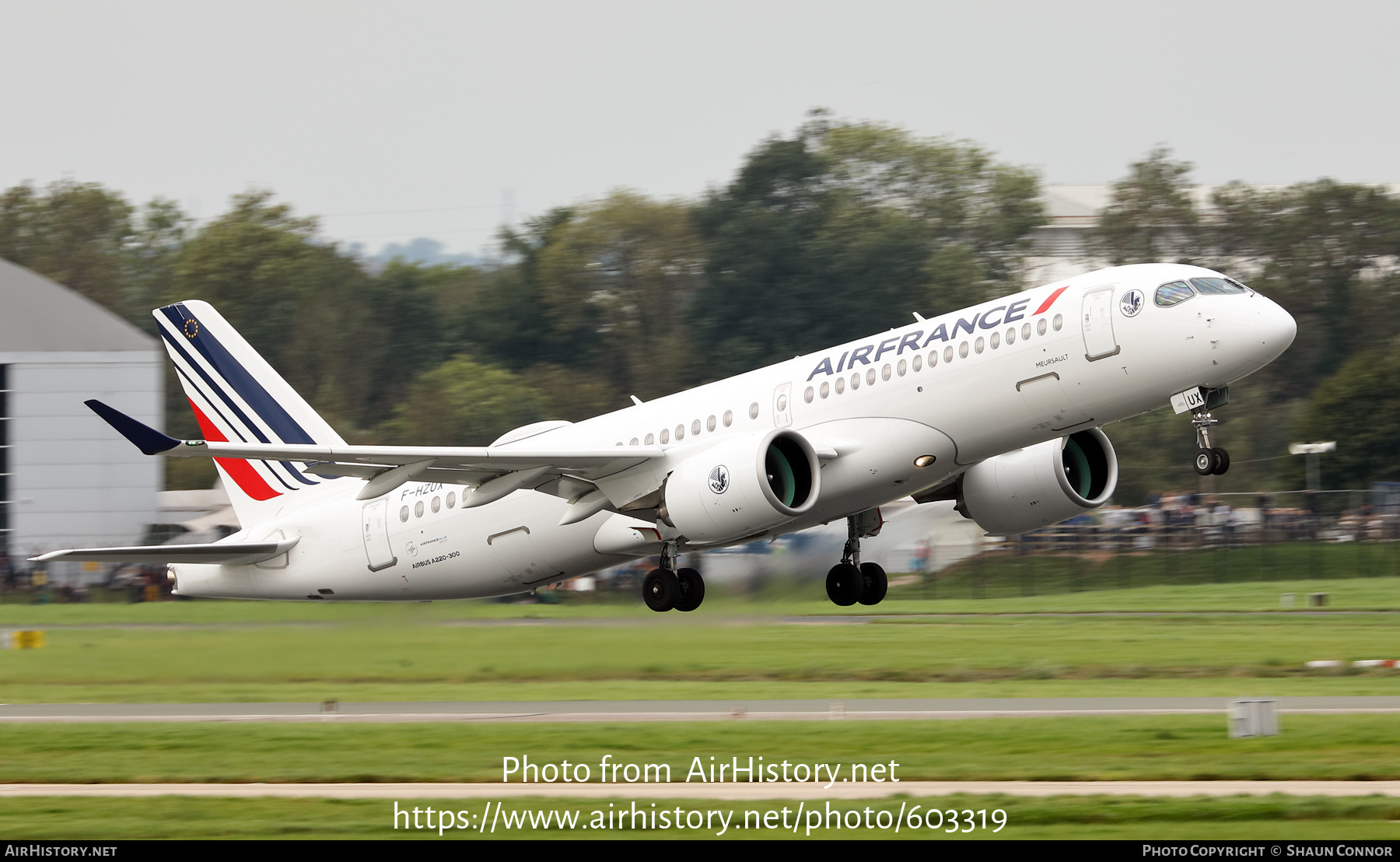 Aircraft Photo of F-HZUX | Airbus A220-371 (BD-500-1A11) | Air France | AirHistory.net #603319