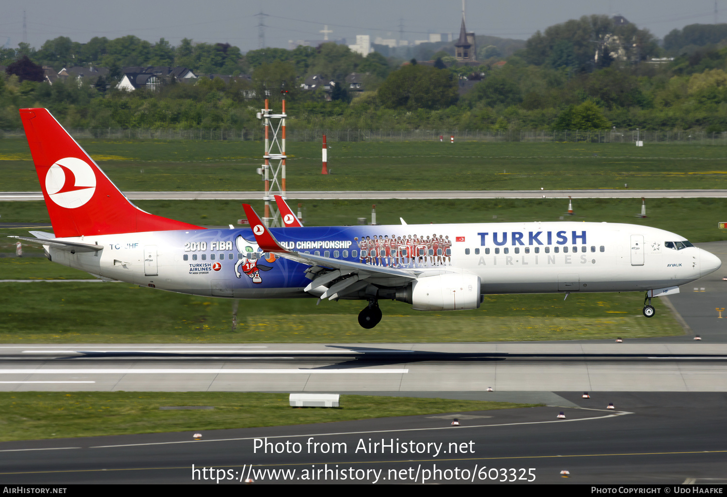 Aircraft Photo of TC-JHF | Boeing 737-8F2 | Turkish Airlines | AirHistory.net #603325