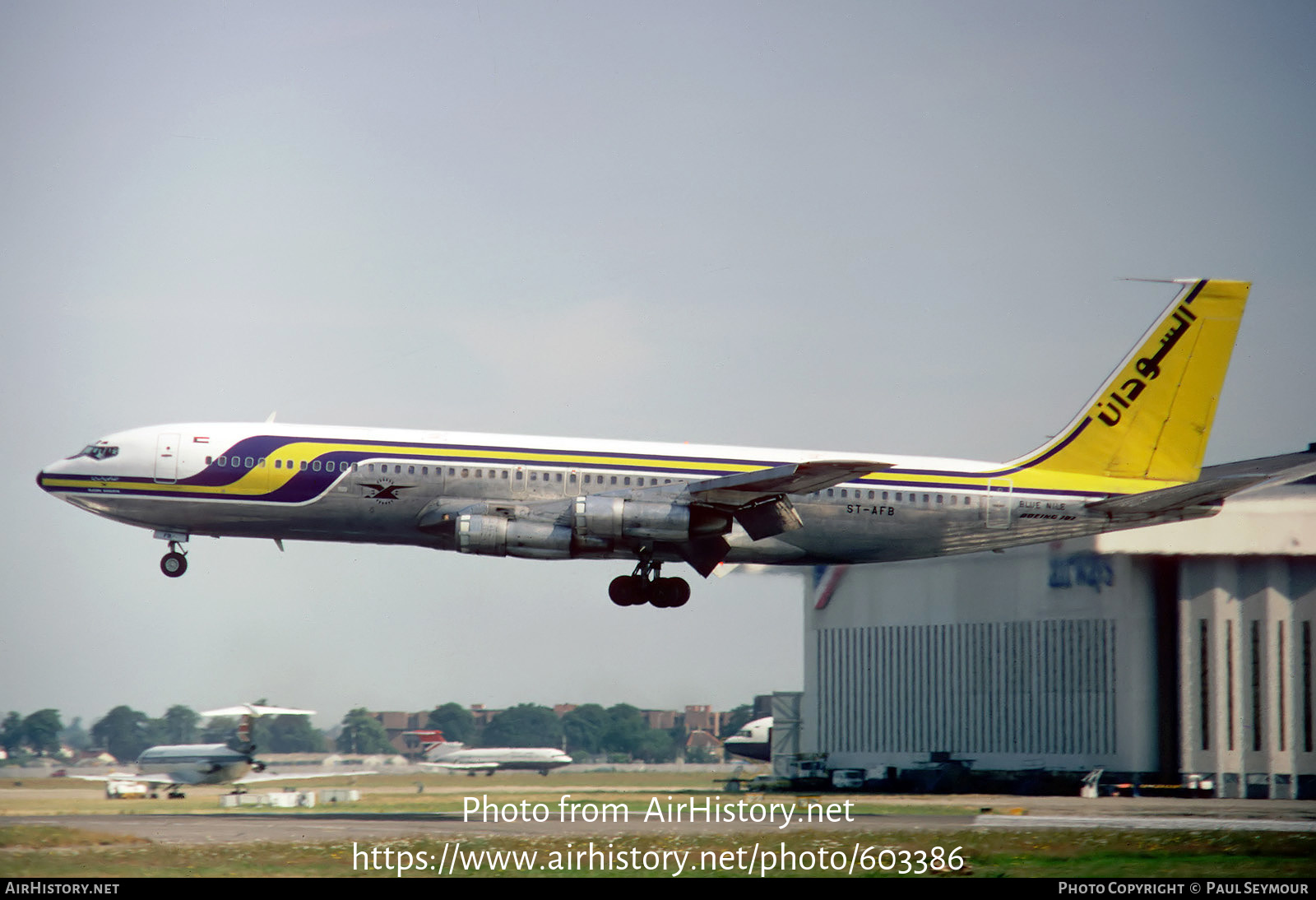 Aircraft Photo of ST-AFB | Boeing 707-3J8C | Sudan Airways | AirHistory.net #603386