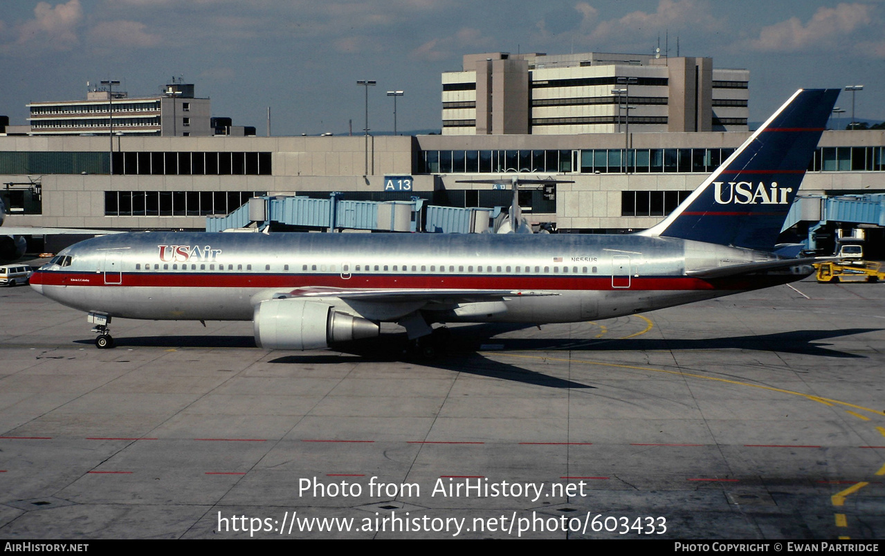 Aircraft Photo of N655US | Boeing 767-2B7/ER | USAir | AirHistory.net #603433