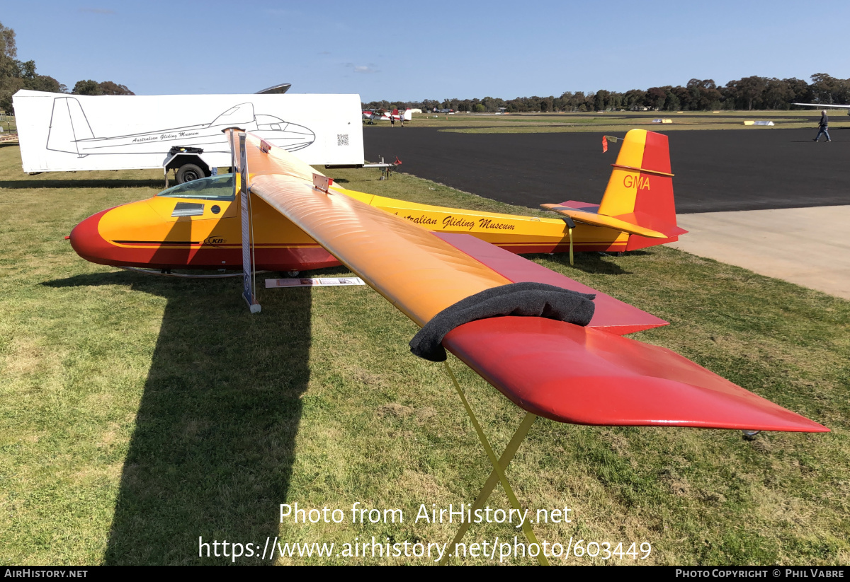 Aircraft Photo of VH-GMA / GMA | Schleicher K-8B | Australian Gliding Museum | AirHistory.net #603449