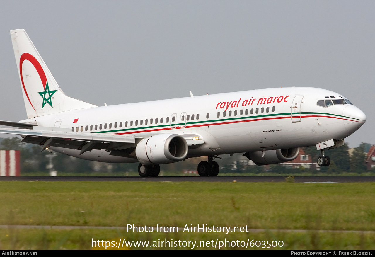 Aircraft Photo of CN-RNC | Boeing 737-4B6 | Royal Air Maroc - RAM | AirHistory.net #603500