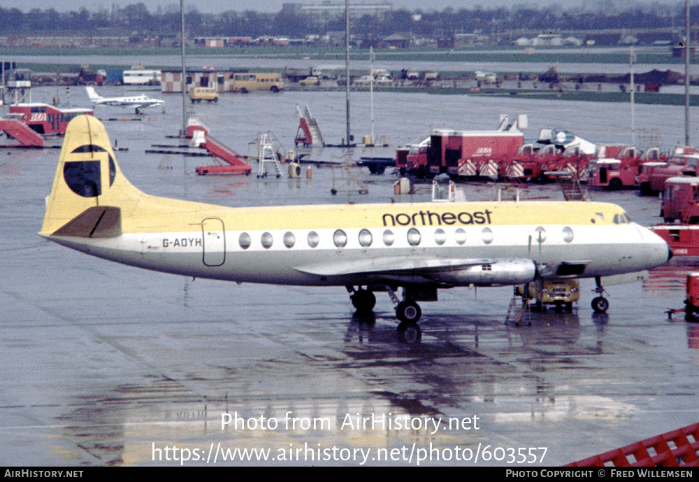 Aircraft Photo of G-AOYH | Vickers 806 Viscount | Northeast Airlines | AirHistory.net #603557