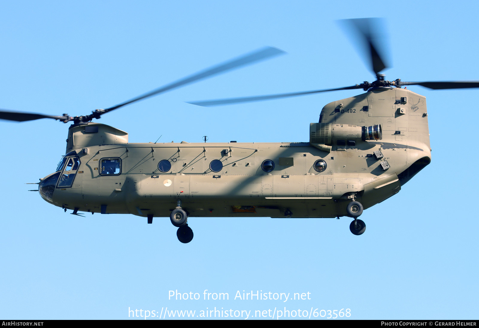 Aircraft Photo of D-482 | Boeing CH-47F Chinook (414) | Netherlands - Air Force | AirHistory.net #603568