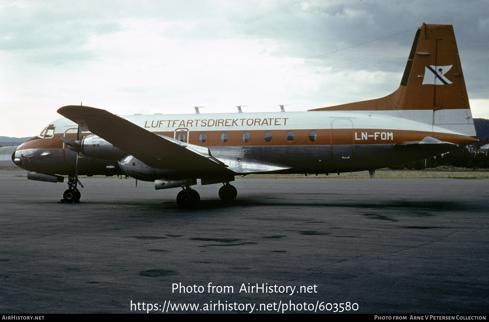 Aircraft Photo of LN-FOM | Hawker Siddeley HS-748 Srs2A/235 | Luftfartsdirektoratet | AirHistory.net #603580