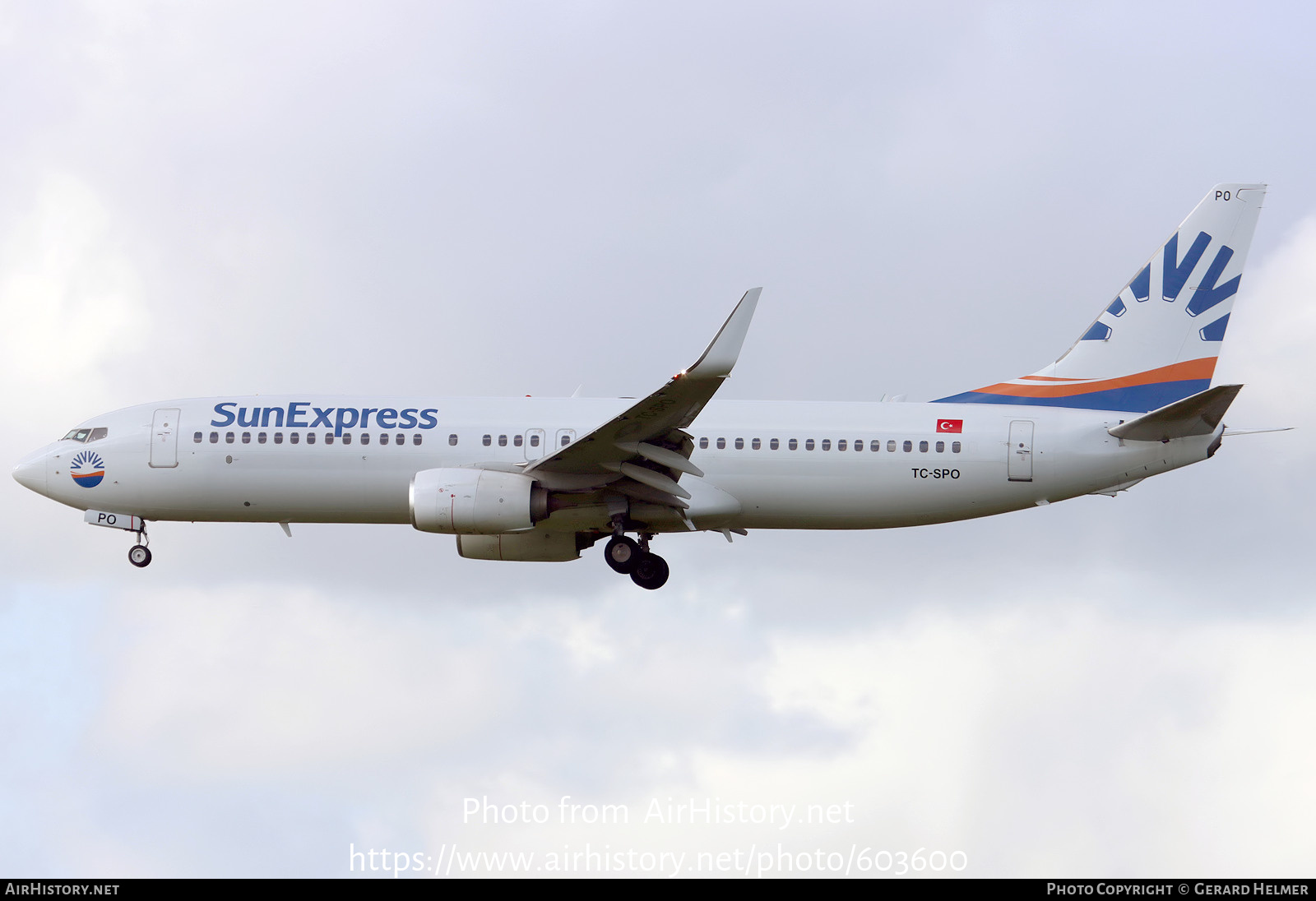 Aircraft Photo of TC-SPO | Boeing 737-8MA | SunExpress | AirHistory.net #603600