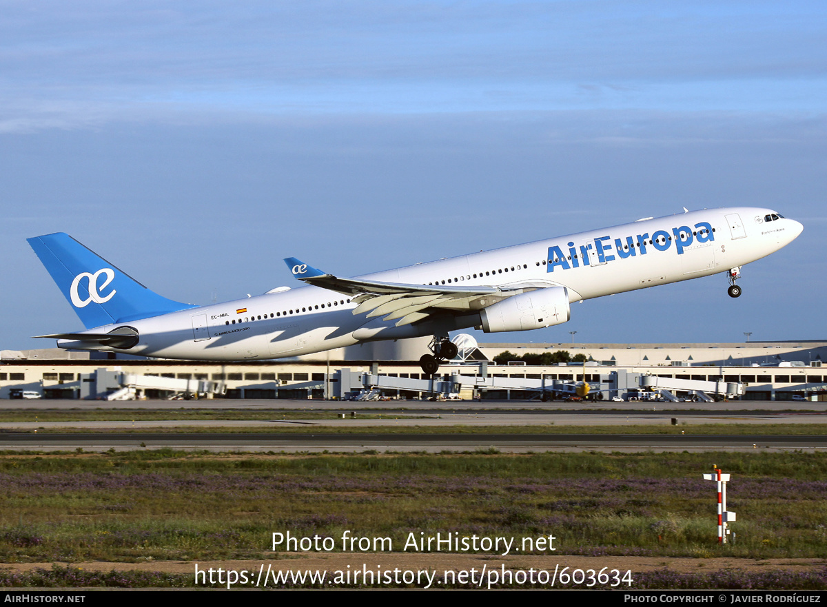 Aircraft Photo of EC-MHL | Airbus A330-343 | Air Europa | AirHistory.net #603634