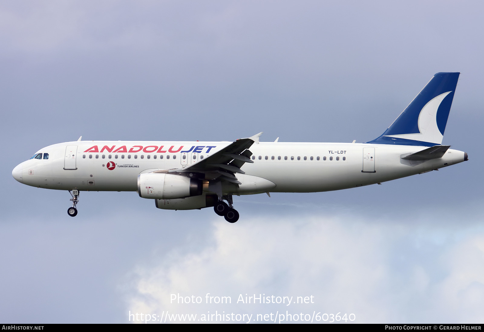 Aircraft Photo of YL-LDT | Airbus A320-232 | AnadoluJet | AirHistory.net #603640