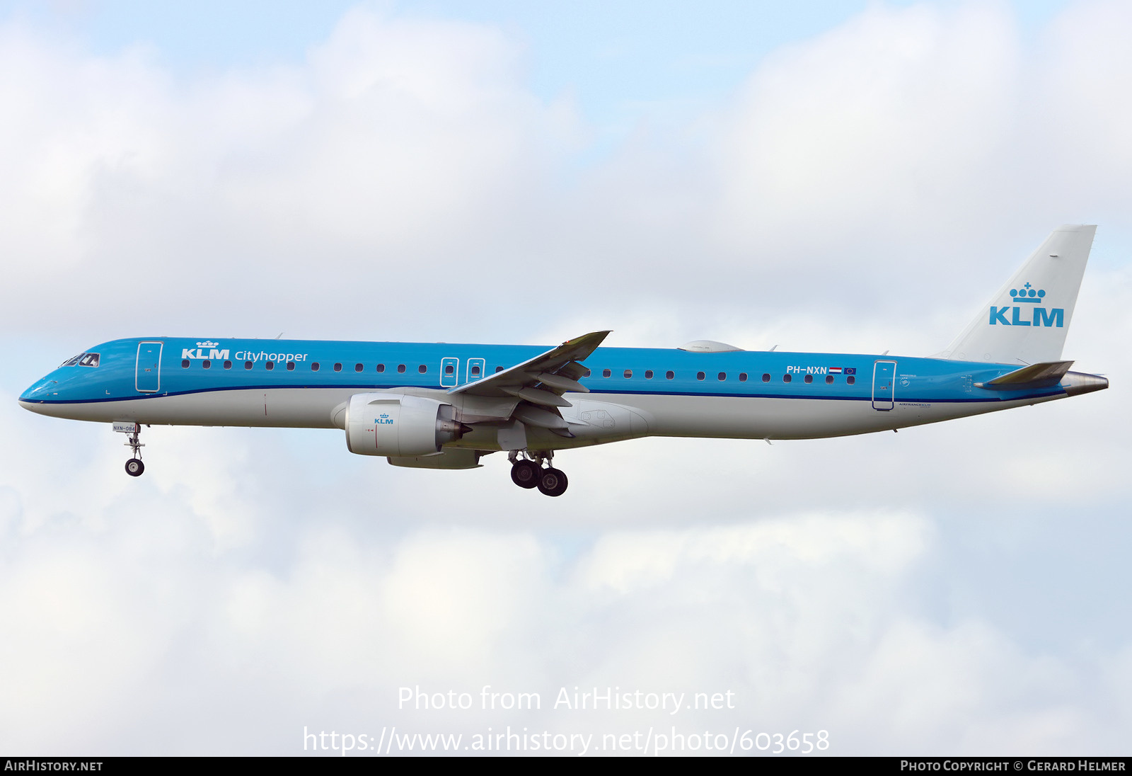 Aircraft Photo of PH-NXN | Embraer 195-E2 (ERJ-190-400) | KLM Cityhopper | AirHistory.net #603658