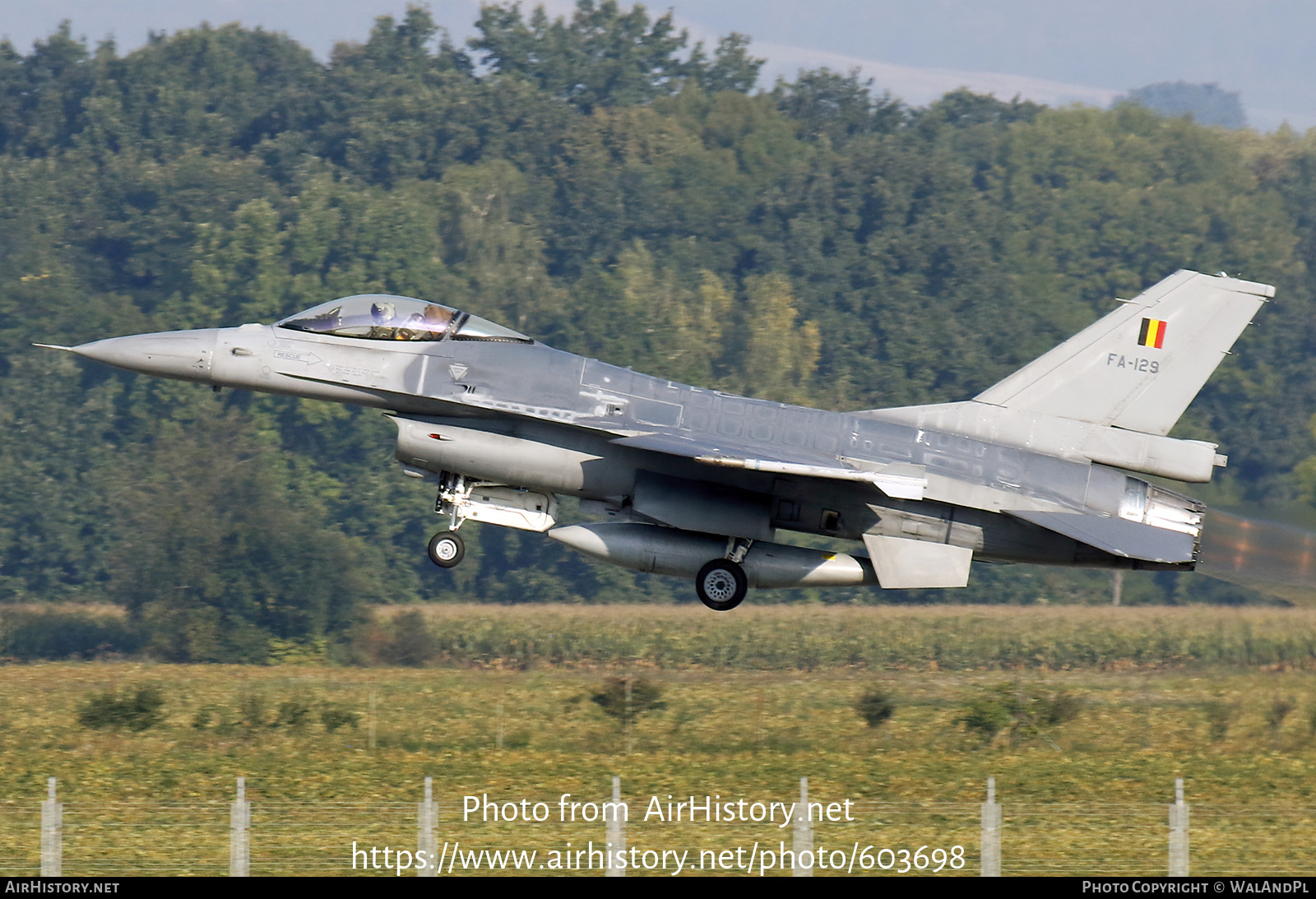 Aircraft Photo of FA129 | General Dynamics F-16AM Fighting Falcon | Belgium - Air Force | AirHistory.net #603698