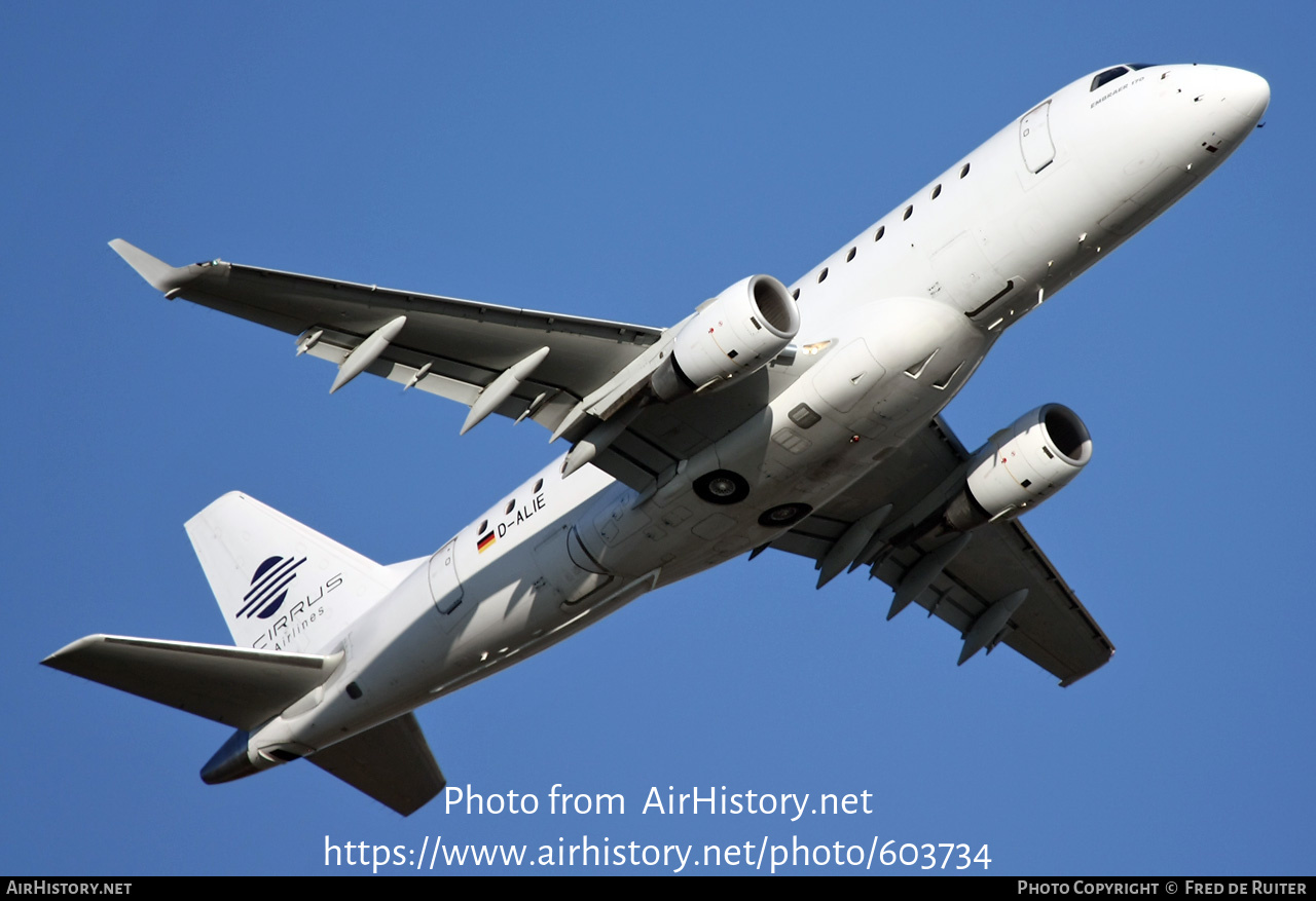 Aircraft Photo of D-ALIE | Embraer 170LR (ERJ-170-100LR) | Cirrus Airlines | AirHistory.net #603734