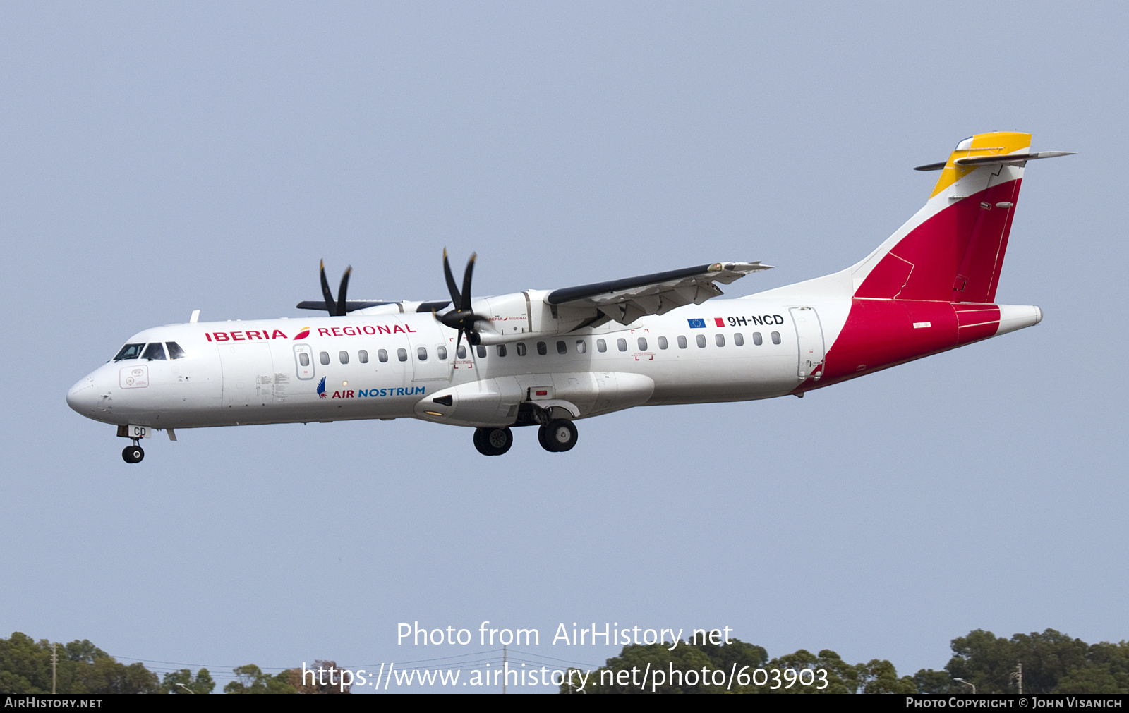 Aircraft Photo of 9H-NCD | ATR ATR-72-600 (ATR-72-212A) | Iberia Regional | AirHistory.net #603903
