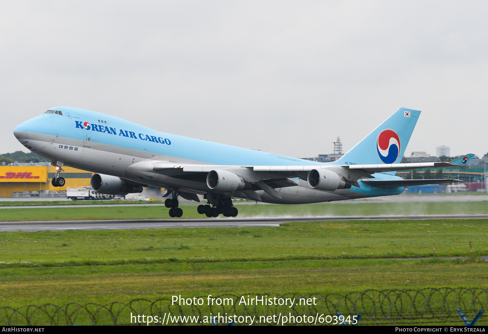 Aircraft Photo of HL7602 | Boeing 747-4B5F/ER/SCD | Korean Air Cargo | AirHistory.net #603945