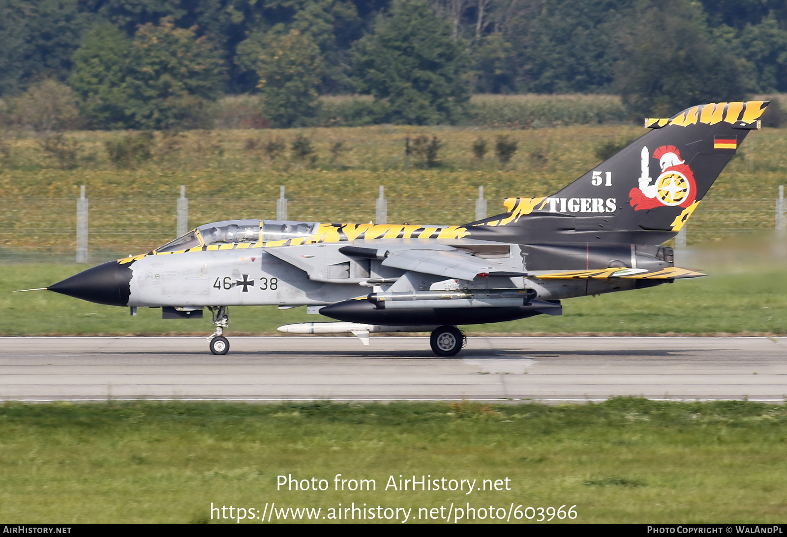 Aircraft Photo of 4638 | Panavia Tornado ECR | Germany - Air Force | AirHistory.net #603966