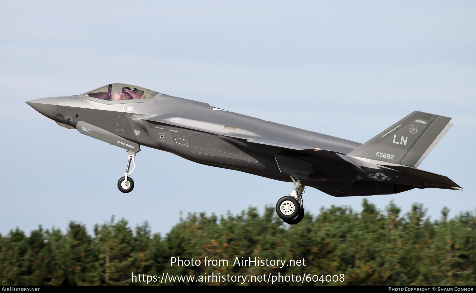 Aircraft Photo of 22-5682 / AF22-5682 | Lockheed Martin F-35A Lightning II | USA - Air Force | AirHistory.net #604008