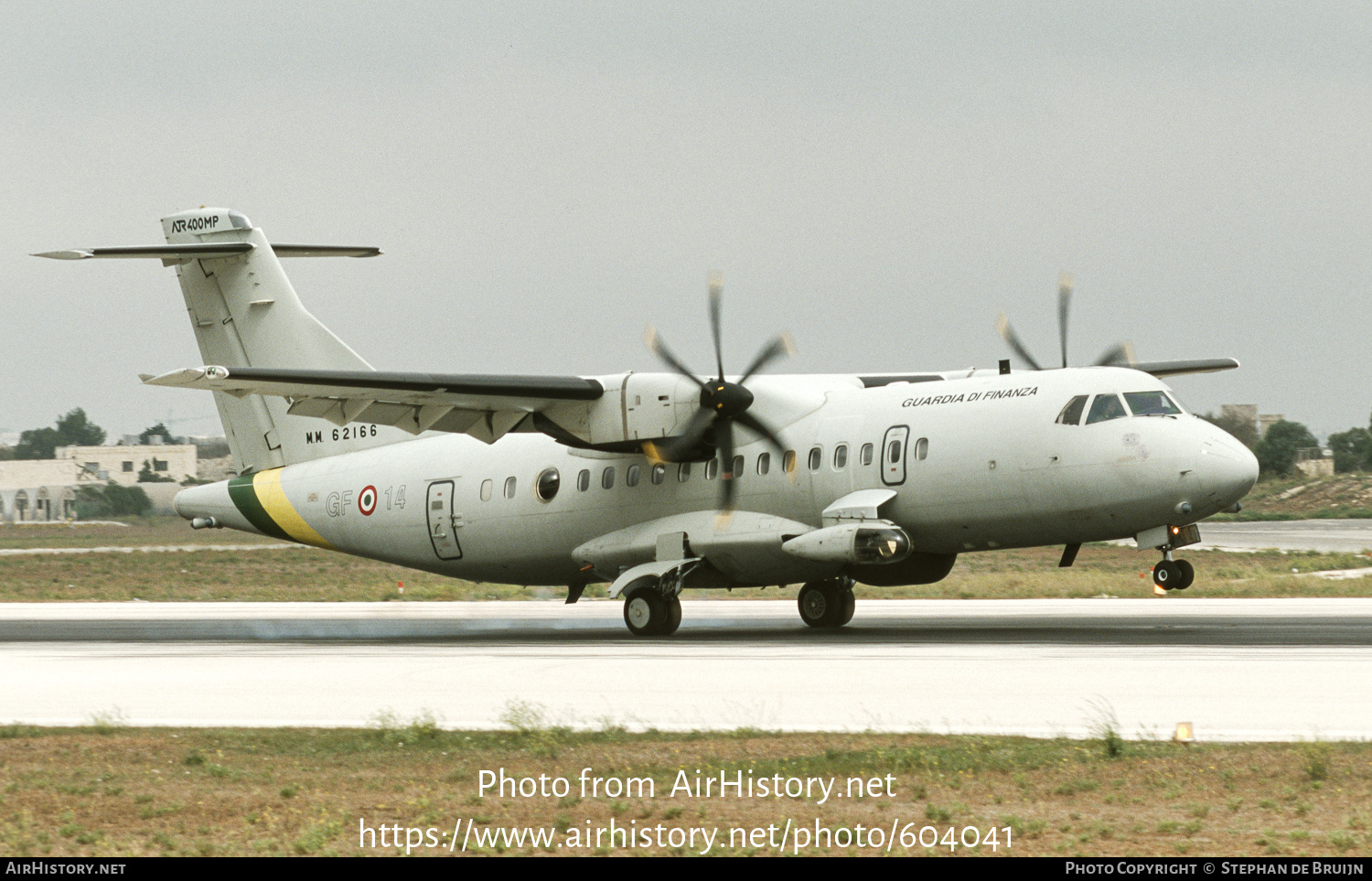 Aircraft Photo of MM62166 | ATR ATR-42-400MP | Italy - Guardia di Finanza | AirHistory.net #604041
