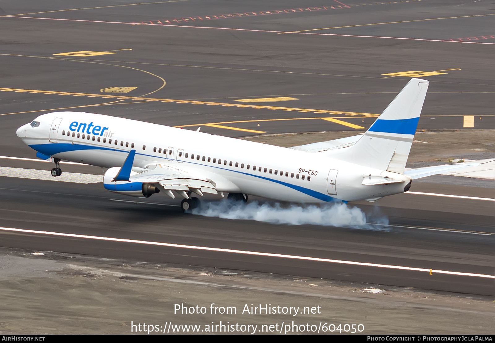 Aircraft Photo of SP-ESC | Boeing 737-8AS | Enter Air | AirHistory.net #604050