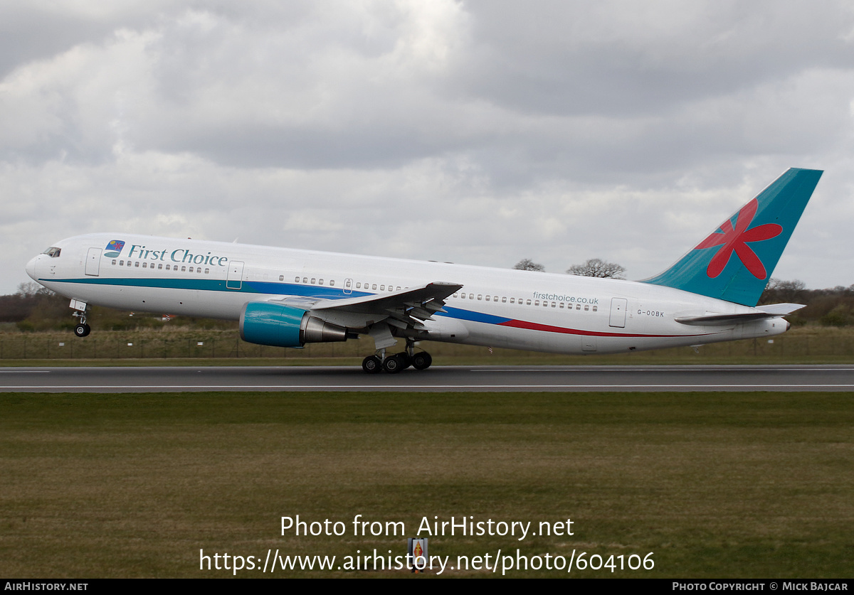 Aircraft Photo of G-OOBK | Boeing 767-324/ER | First Choice Airways | AirHistory.net #604106