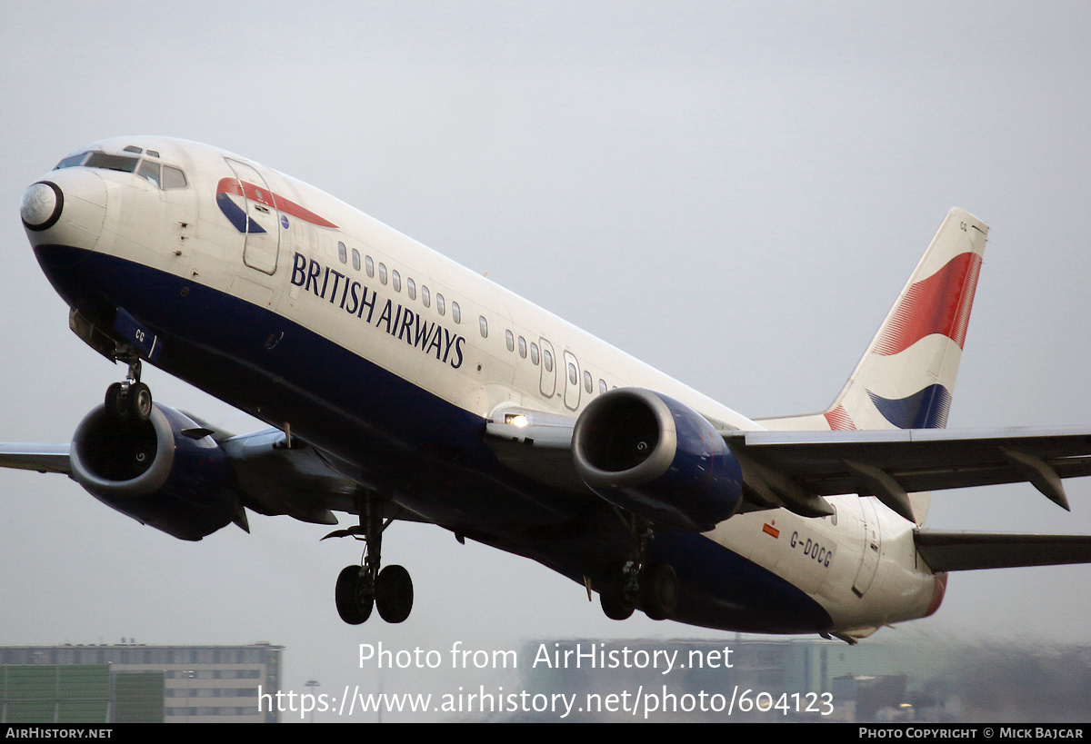 Aircraft Photo of G-DOCG | Boeing 737-436 | British Airways | AirHistory.net #604123