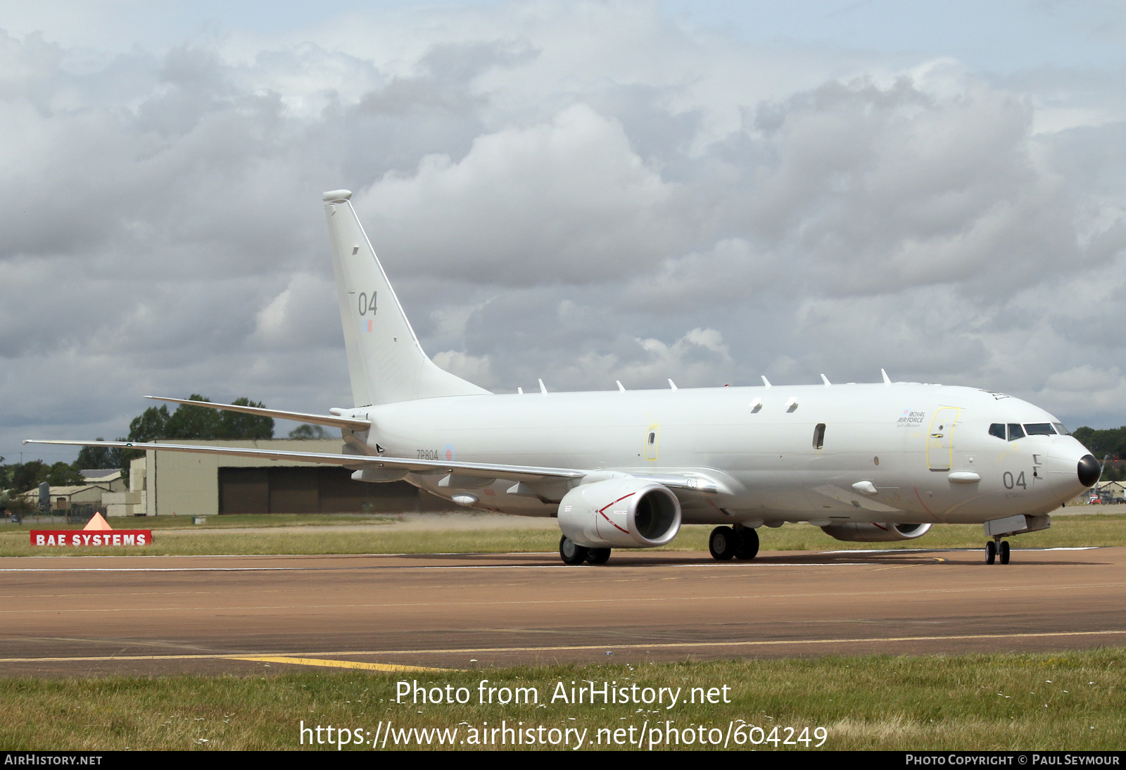 Aircraft Photo of ZP804 | Boeing P-8A Poseidon MRA1 | UK - Air Force | AirHistory.net #604249