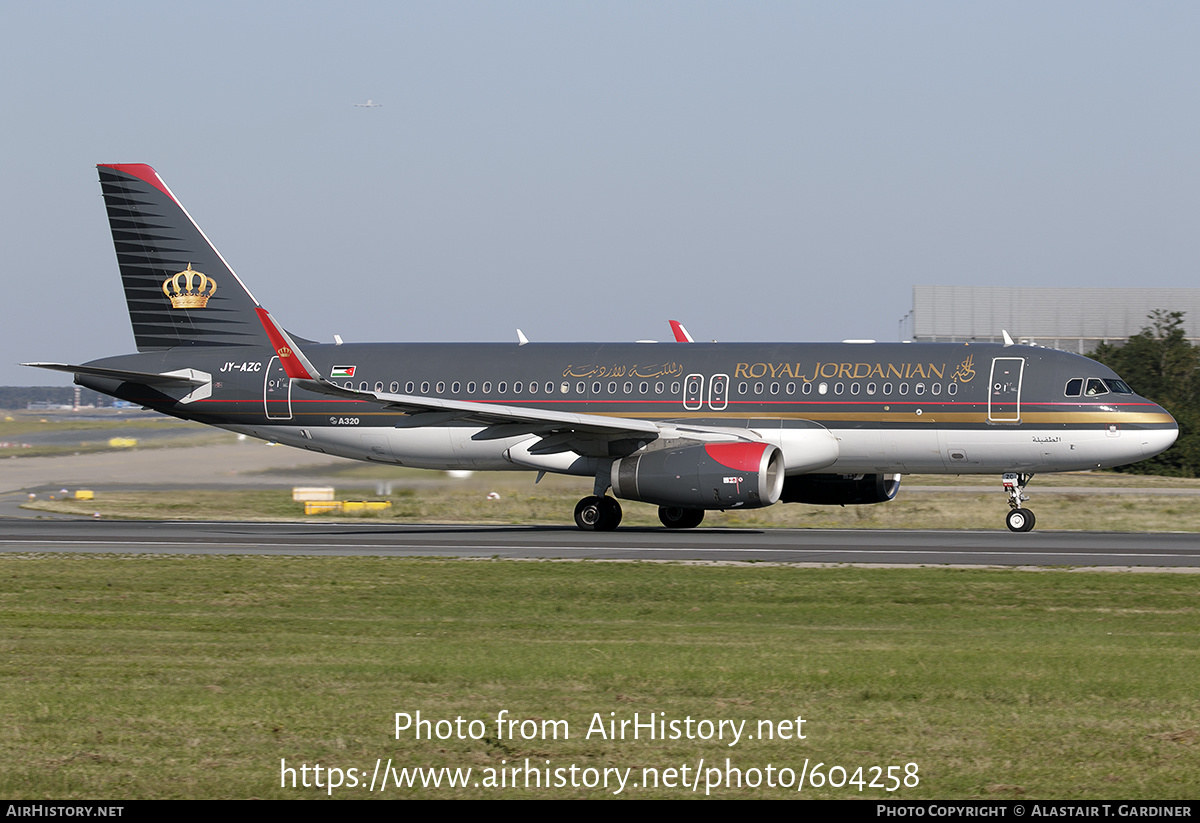 Aircraft Photo of JY-AZC | Airbus A320-232 | Royal Jordanian Airlines | AirHistory.net #604258