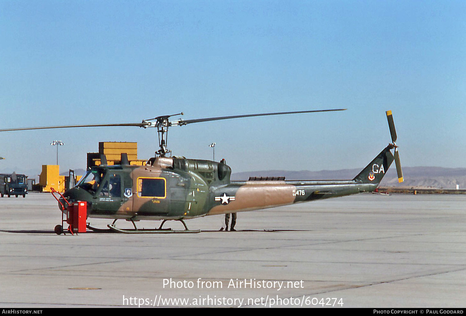 Aircraft Photo of 64-15476 / AF64-476 | Bell UH-1P Iroquois | USA - Air Force | AirHistory.net #604274