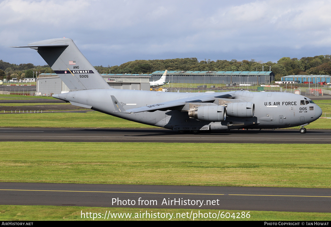 Aircraft Photo of 95-0105 / 50105 | McDonnell Douglas C-17A Globemaster III | USA - Air Force | AirHistory.net #604286