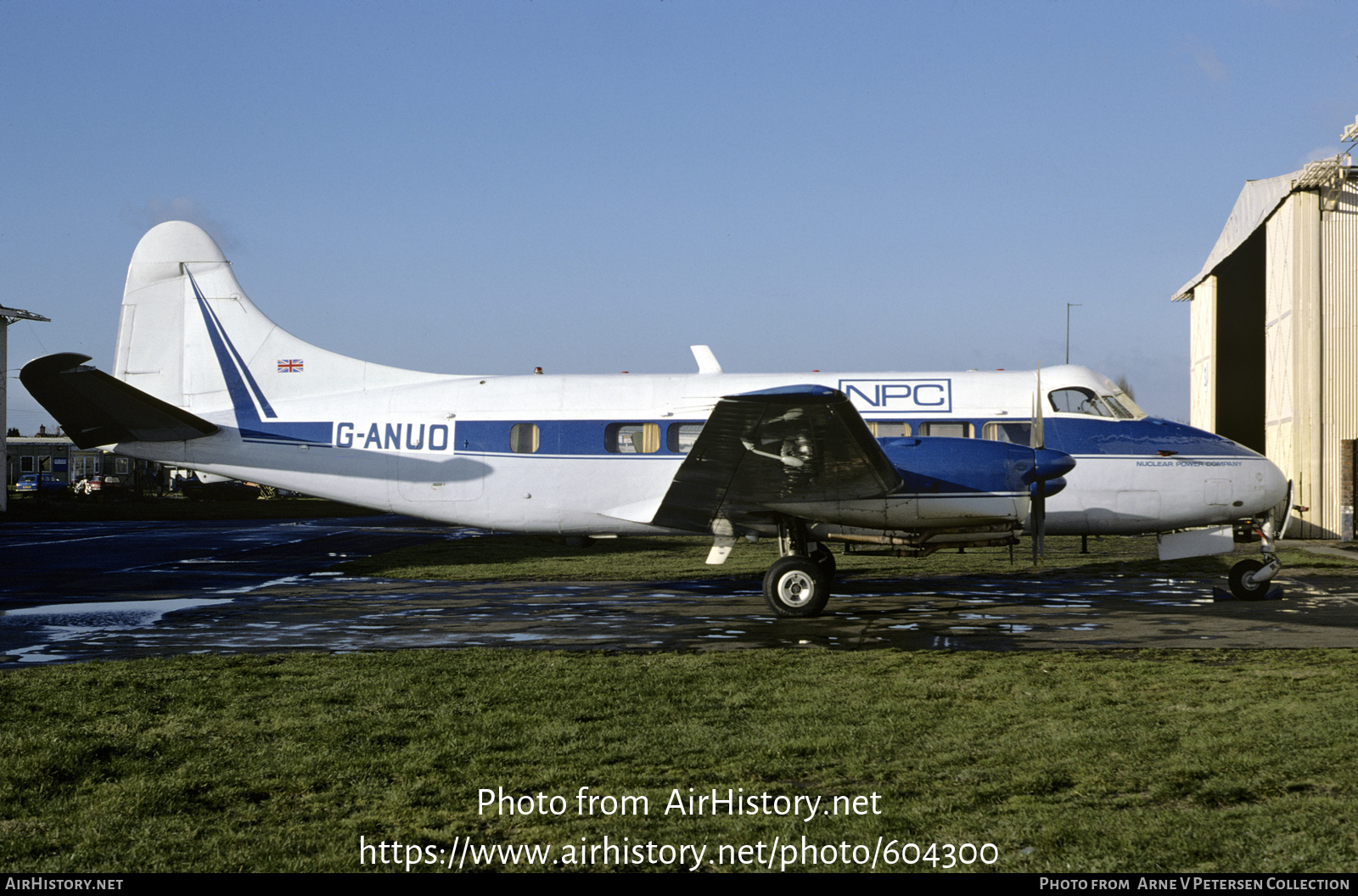 Aircraft Photo of G-ANUO | De Havilland D.H. 114 Heron 2D | NPC - Nuclear Power Company | AirHistory.net #604300