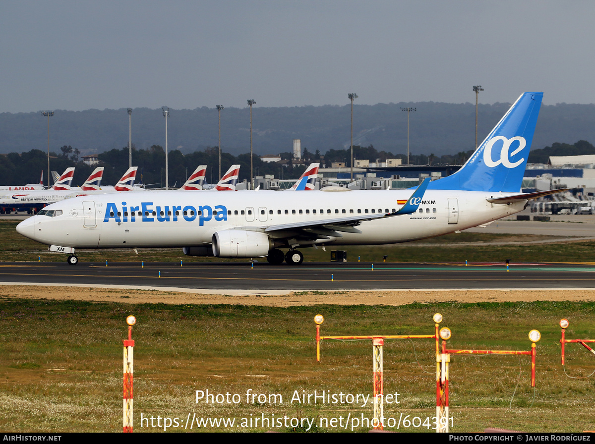 Aircraft Photo of EC-MXM | Boeing 737-800 | Air Europa | AirHistory.net #604391