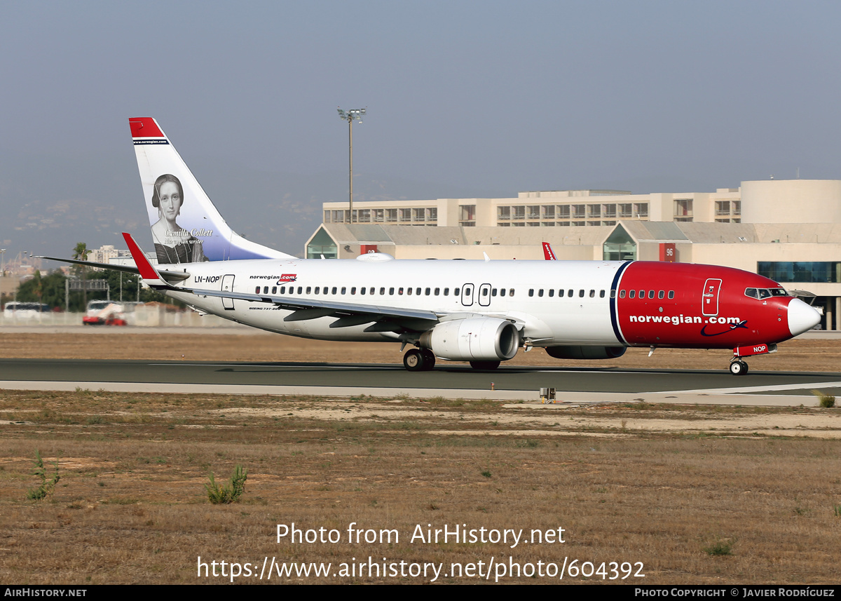 Aircraft Photo of LN-NOP | Boeing 737-86N | Norwegian | AirHistory.net #604392